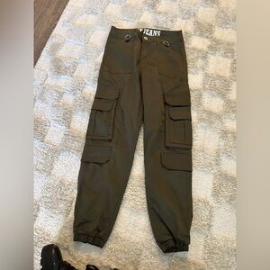 VIP Women's Olive Cargo Joggers